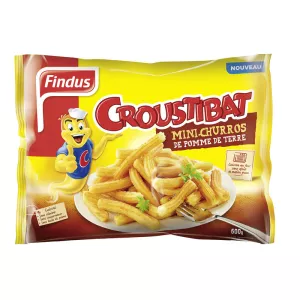 Bánh churros khoai tây Croustibat mini 600g - FINDUS
