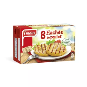 Steaks haché de poulet 8x60g - FINDUS