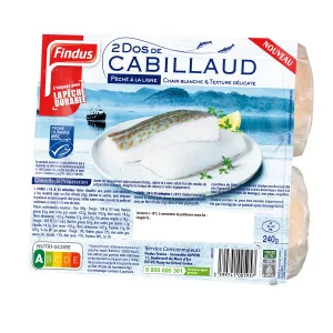 Dos Cabillaud Msc X 2 240g