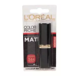 Barra de Labios Color Riche Matte 344 Retro Rojo - L OREAL