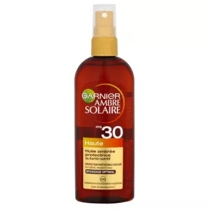 Huile ambrée protectrice bronzage Fps 30 150ml - GARNIER