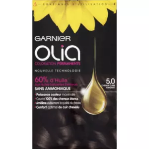 Permanente kleuring 5.0 lichtbruin smeltend GARNIER OLIA
