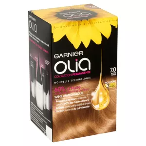 Hair coloring NUANCE 7.0 Dark blonde Permanent GARNIER OLIA