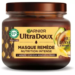 Haarmaske Intense Nutrition Remedy für lockiges Haar Avocado Shea 340 ml - Ultra Doux