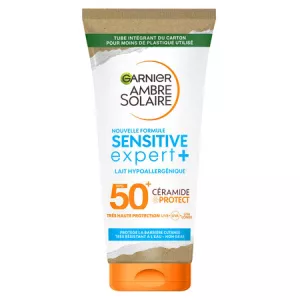 Leche Protectora Solar Sensitive Expert + Ámbar Solar, 175ml - GARNIER