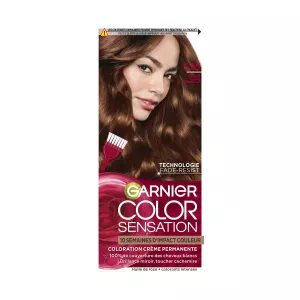 パーマネントヘアカラー ライトブラウン シナモン - Garnier