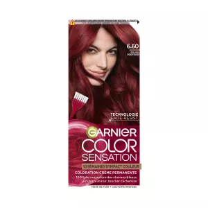 Tiefrote permanente Haarfarbe - Garnier