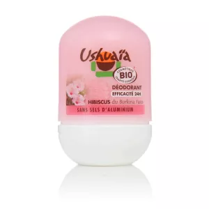 Lăn khử mùi Hibiscus 24h dành cho nữ từ Burkina Faso Organic 50ml - USHUAIA