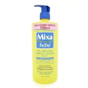 Sehr weicher Körper und Haargel 750 ml - MIXA