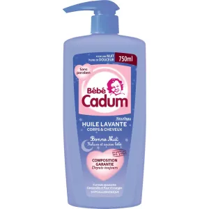 Huile lavante corps/cheveux bébé 750ml - CADUM
