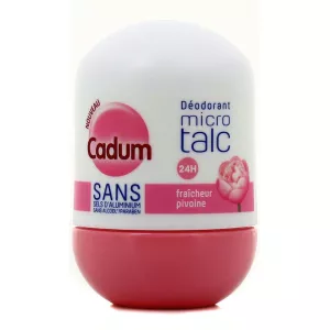 Déodorant femme roll-on micro talc fraîcheur pivoine 50ml - CADUM