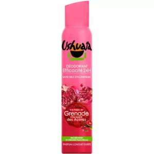 Déodorant femme 24h à la pulpe de grenade des Açores 200ml - USHUAIA
