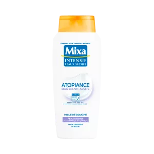 Huile de douche atopiance bébé, enfant, adulte peaux sèches 250ml - MIXA