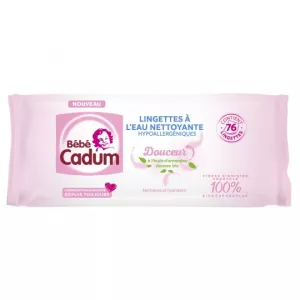 Lingettes bébé à l'huile d'amande douce x76 - BEBE CADUM