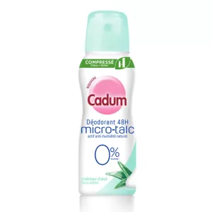 アロエの圧縮消臭剤 4時間マイクロタルク 鮮度 100ml - CADUM