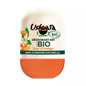 Desodorante roll-on azahar orgánico 50ml - USHUAIA