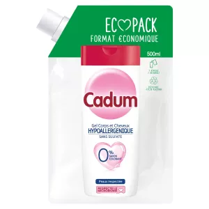 Nachfüllpackung für hypoallergenes Duschgel 0 % 500 ml -  CADUM
