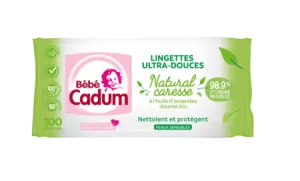 Cadum Bebe Lingettes Nature MS