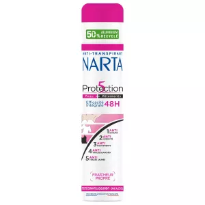 Desodorante Protección 5 Piel + Ropa 48H Limpieza Frescura 200ml - NARTA