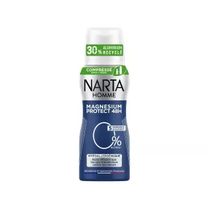 Déodorant Homme Magnesium Protect 48H 100ml - NARTA HOMME