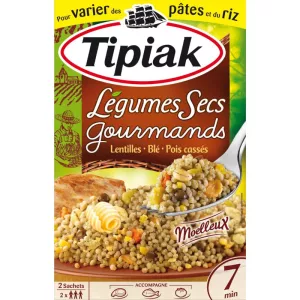 Légumes secs gourmands 330g - TIPIAK