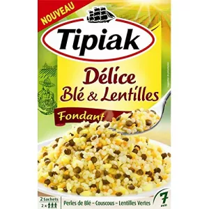 Blé & lentilles 2x165g - TIPIAK
