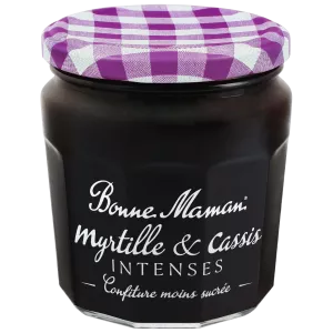 Mermelada Intensa De Grosella Negra Y Arándanos 335g - BONNE MAMAN