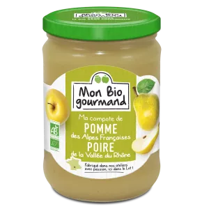 Mbio Gourm Pomme Poire 580g