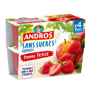 Andros 苹果草莓 SSA 4x100g
