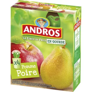 Andros Gourde P/poire4x90g