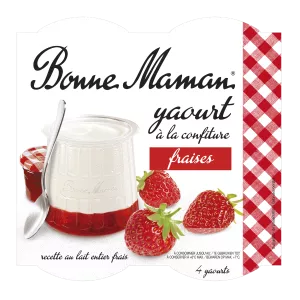 Bm Yrt Conf Fraise 125gx4