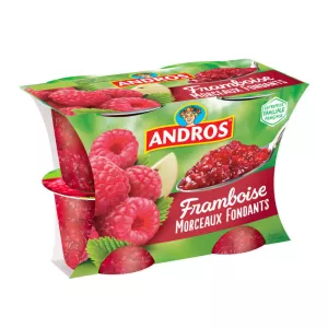 Andros Delice Framboise 4x100g