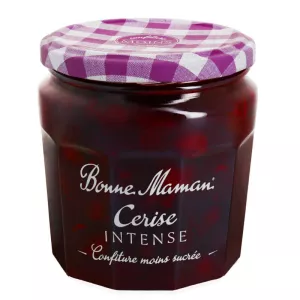 Cherry jam kali chini ya tamu 335g - BONNE MAMAN