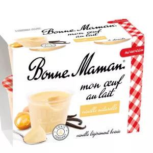 Bm Oeuf Au Lait Vanille 4x100g