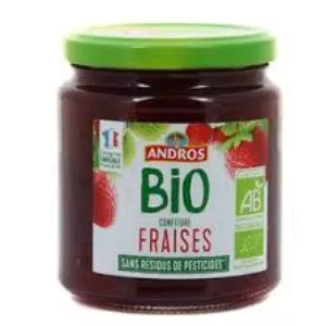 Andros Conf Fraise Bio 355g