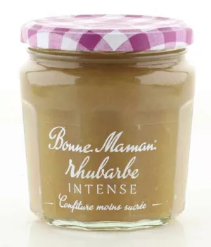 Minder Zoete Intense Rabarberjam 335g - BONNE MAMAN