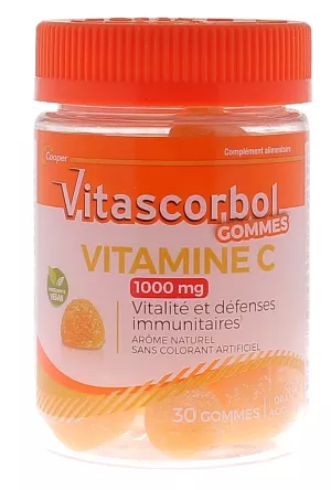 Vitasc Vitamin C 1000mg 30gum - VITASCORBOL