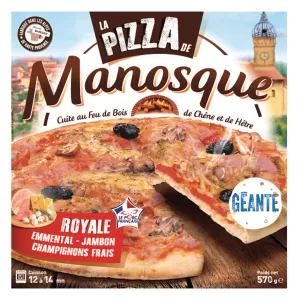 570 g de pizza real