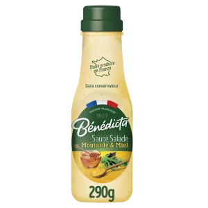 Mchuzi wa Saladi ya Mustard ya Asali, 290g - BÉNÉDICTA