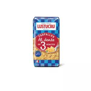 Farfalle Pasta Al dente, 500g - LUSTUCRU