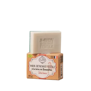 Jabón Quitamanchas Textil con Caja Cartón Terre De Sommières 100 Gr - Les Secrets De Leontine