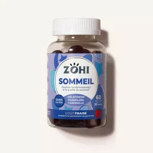 Complemento Alimenticio Dormir Pastillero Sabor Fresa 30 Días, 180g - ZOHI
