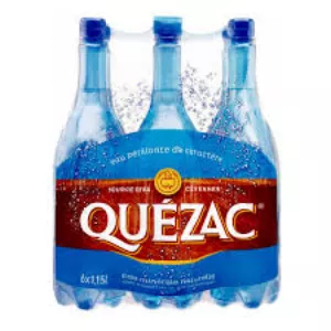 PET 1L15 Eau Gaz Quezac New - QUÉZAC