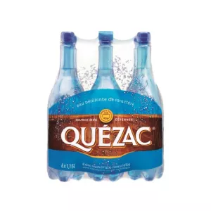 Água mineral com gás QUEZAC 6x1;15L