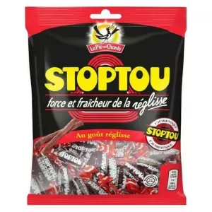 Caramelle Réglisse Stoptou, 450 g - LA PIE QUI CHANTE
