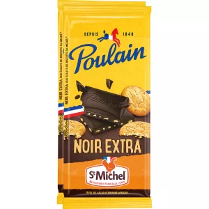 黑巧克力配圣米歇尔饼干片 2x95g - POULAIN