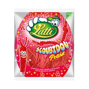 Kẹo dâu Scoubidou; 200g - LUTTI