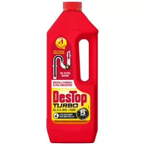 Déboucheur gel turbo 4 doses - DESTOP