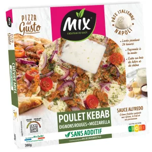 Pizza Poulet Kebab 380g - Mix Buffet