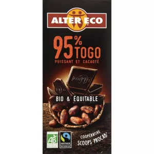 Шоколад темный 95% Того 100г - Alter Eco